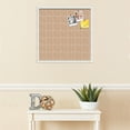 thumbnail image 3 of PinPix 24x24 Custom Cork Bulletin Board  Poster Board Has a Fabric Style Canvas Finish, Framed in Other, by ArtToFrames (PinPix-606), 3 of 5