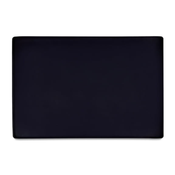 Vibrant Life Large Silicone Pet Feeding Mat, Black, 23.5" x 16"