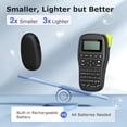 thumbnail image 2 of E tooth Label Maker Machine with Tape Continuous Label Versatile App with Fonts and k+ Icons Label Printer for Home Kitchen School Office Organization, 2 of 9