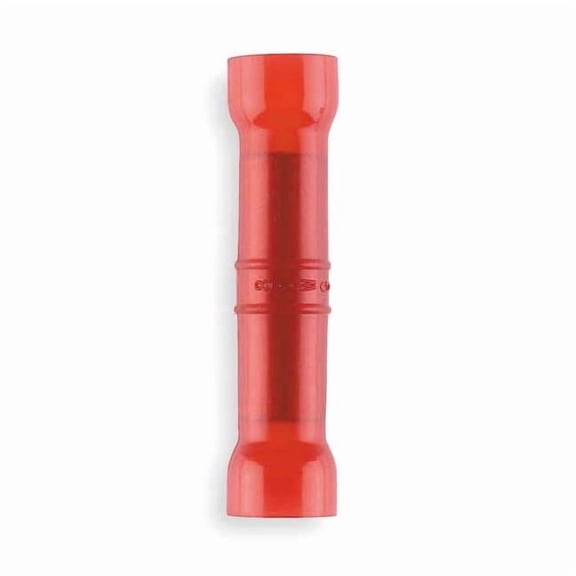 Sta-Kon SpliceCon,Crimp,Nylon,Red,PK25 2RD8