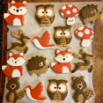 thumbnail image 2 of Woodland - Juego de cortadores de galletas de 3 pulgadas, 7 piezas, zorro, b&uacute;ho, ciervo, p&aacute;jaro, erizo, ardilla, hongo, cortadores de galletas de animales del bosque LUBTOSMN NA, 2 of 8