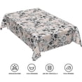 thumbnail image 5 of 60x108inches Floral Rectangle Tablecloth Blue Pink Flowers Blossom Printed Table Cloth Waterproof and Washable Fabric Table Cover for Kitchen Dining Room Living Room Patio Home Decors, 5 of 5
