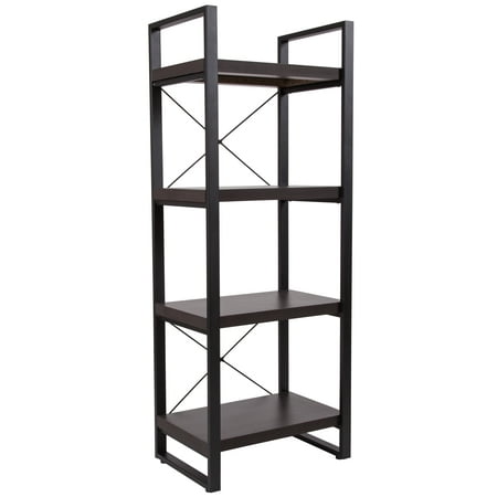 Flash Furniture Thompson Collection Charcoal Wood Grain Finish