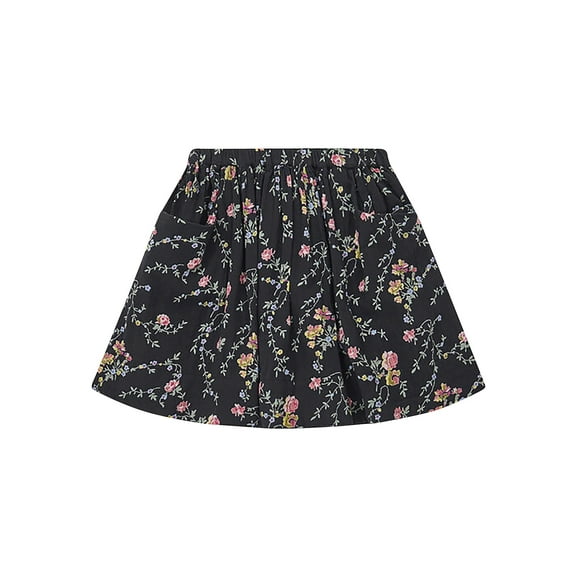 Bonton Romantic Print Gauze Skirt