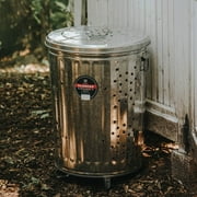 Behrens 20 gal Galvanized Steel Outdoor Refuse / Composter Can with Lid