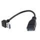 thumbnail image 2 of Sincronización De Datos 90  degree USB 3.0 Cable De Adaptador En ángulo A, 2 of 7