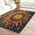 thumbnail image 1 of Sun Rug 3x5 Area Rugs Retro Rugs for Entryway, Boho Carpet for Bedroom Living Room, Machine Washable Non-Slip Indoor Door Mat, Soft Low Pile Area Rug, Small Decorative Rug W&I34, 1 of 7