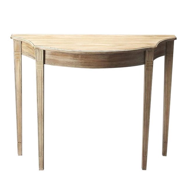 Butler Specialty Company Table Console Demi-Lune en Bois Chester - Bois Flotté