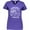 Purple, variant on Inktastic Summer Vacation Mode Melbourne Beach Florida Women's V-Neck T-Shirt