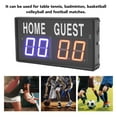 thumbnail image 3 of Estink Tableaux de Score Électroniques Numériques, Tableau de Score Électronique avec Télécommande 100-240V pour Basketball Volleyball, 3 of 8