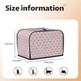 thumbnail image 5 of Sikiie Cute Rabbit Toaster Covers 2 Slice Dustproof Toaster Cover Bread Machine Cover, Dustproof Cover - 11.4" x 7.5" x 7.9", 5 of 7