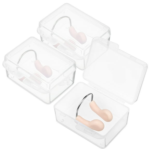 3 Pcs Kids Swim Goggles with Nose Cover Swimming Clip