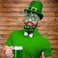 thumbnail image 5 of PRETXORVE St Patricks Day Decorations, St. Patrick's Day Decoration Glasses Irish Festival Green Hat Glasses Gift Ornament, 5 of 6