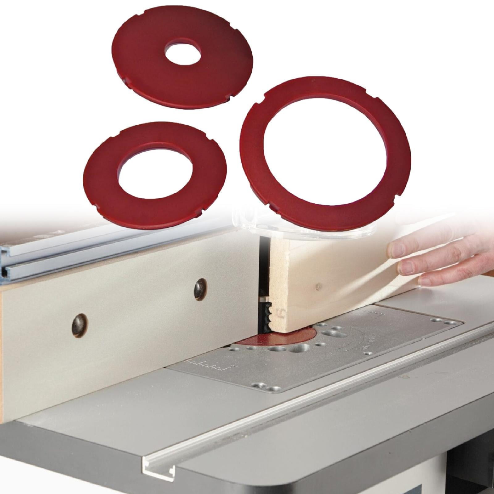 Insert Ring Set Router Table Rubber Durable Lightweight Replacement Accessories for Workshop Use
