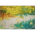thumbnail image 2 of Addison Rugs Mayfield Premium Machine Washable Transitional Abstract Green Rectangle Rug, 1'8" x 2'6", 2 of 6