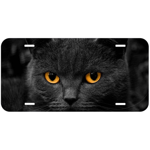 Cat Eyes ETAG08 Novelty Car Auto License Plate