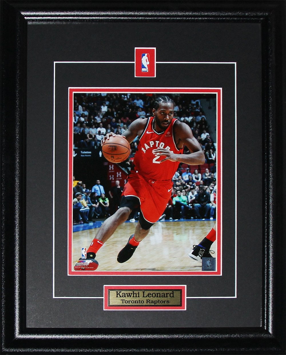 kawhi leonard autographed basketball