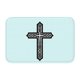 thumbnail image 1 of Alfombra de baño antideslizante súper suave con el logotipo de la cruz de Jesús para el baño, la cocina, el dormitorio, el hogar, alfombras de piso de 15,75 x 23,62 pulgadas, 1 of 6
