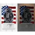 thumbnail image 2 of Carolines Treasures SC9626CNL Black Standard Poodle with American Flag USA Ceramic Night Light 6x4x3" multicolor, 2 of 2