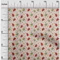 thumbnail image 2 of oneOone Tissu Polyester Spandex Saumon Rose Clair Matériel de Robe d'Automne Tissu Imprimé au Mètre 56 Pouces de Large, 2 of 4