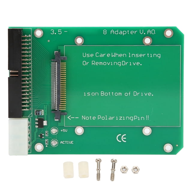 Tarjeta adaptadora IDE de 50 pines, Micro unidad de 1,8 pulgadas a convertidor de disco duro IDE de 40 pines y 3,5 pulgadas para Toshiba