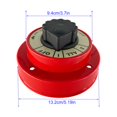 thumbnail image 3 of Kenally Interruptor Selector marino con llave de seguridad, interruptores de plástico, aislador de rojo de plástico, barco, pesca, Bombillas para automóviles, 3 of 6