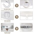 thumbnail image 3 of GFDYREE ZOOSSI 5 Inch Steel Light Canopy Kit, Vintage Chandelier Ceiling Plate with Hook, Retro Pendant Light Canopy Kit with All Mounting Hardware for Pendant Light or Chandelier White, 3 of 7
