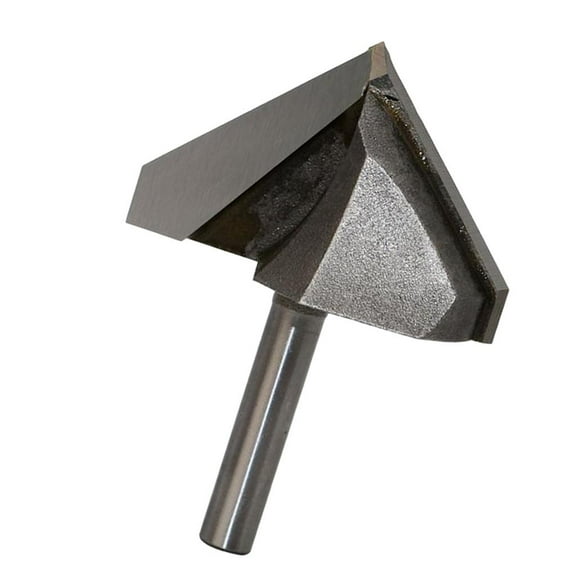 Router Bits V-Groove Bit with 90-Degree 1/4-Inch Shank Cutting Diameter /4 x 1-3/4-Inch Point Length