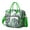 Green-4, variant on Summer Sunshine Watermelon Print Cooler Bag - Waterproof Insulated Tote for Office & Outdoor, Durable Leakproof Lunch Bag with Reinforced Handles