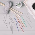 thumbnail image 2 of Miangastore Sewing Crochet Hook Needle Tapestry Needle Set Assorted Color 1 Set 2.7X0.14X0.08in, 2 of 8