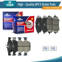 YXPCARS 8PCS Front & Rear Ceramic Brake Pads(D1078 D1808) for Subaru Legacy Outback 2015-2018