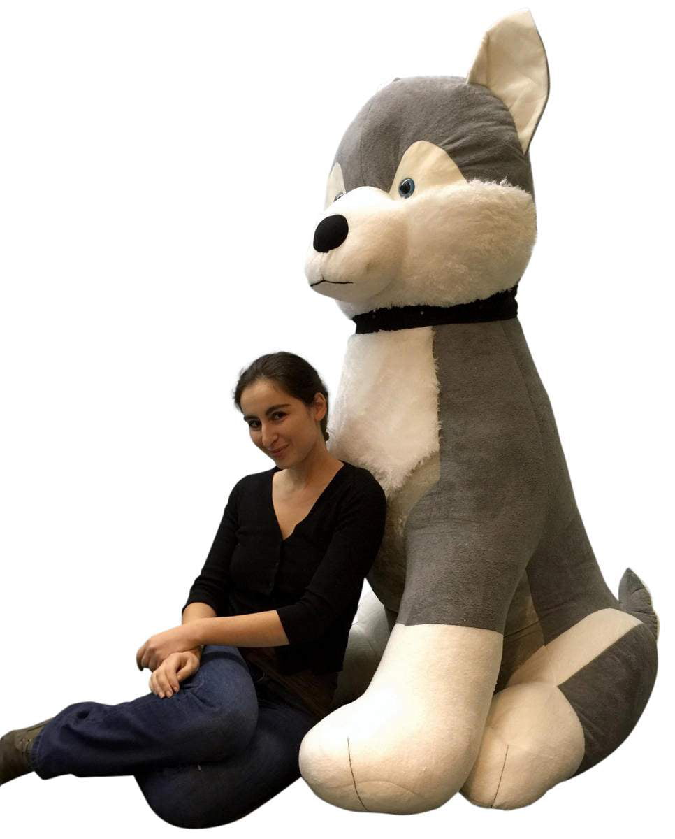 giant husky stuffed animal