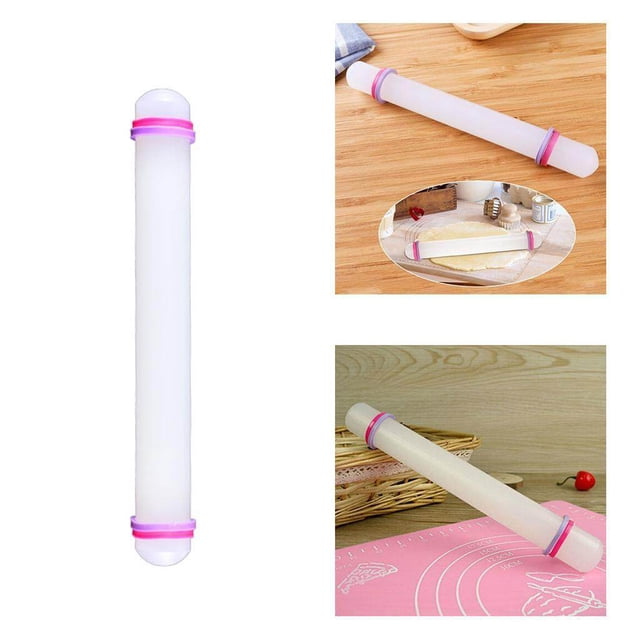 thinsony Non Stick Rolling Pin Decoration Fondant Baking Cake Dough Roller 13 inch