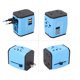 thumbnail image 4 of Adaptador de corriente universal Estación de carga de viaje con dos puertos USB Adaptador de enchufe internacional, 4 of 12