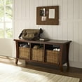 thumbnail image 4 of Crosley Furniture Wallis Entryway Storage Bench, 4 of 5