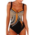 thumbnail image 1 of Maillot de Bain une Pièce à Imprimé pour Femme, Maillot Rétro Vintage, Tenue de Plage, Maillot de Bain, 1 of 2