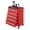 red, variant on Heavy Duty 5-Drawer Rolling Tool Chest Cabinet with Lock, Liners & Mobile Storage for Garage 24.2*13.78*34 inch Blue