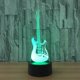 thumbnail image 2 of Creative Guitar 3D Night Light, USB Plug-in Bedroom Children's Room Table Lamp Night Light, 2 of 5