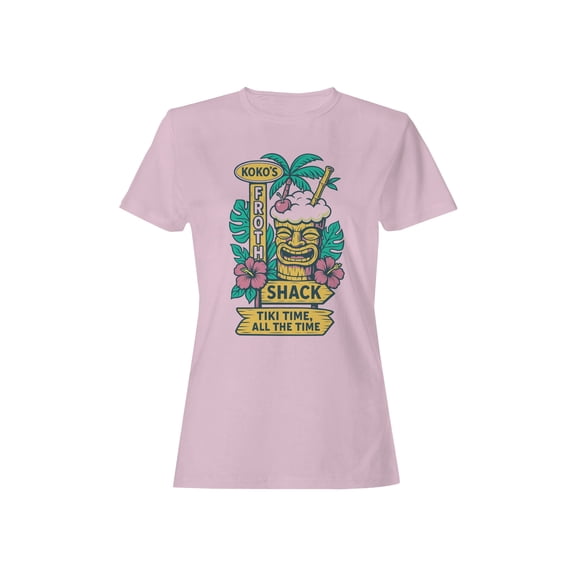 Koko's Froth Shack Tiki Design Women's T-shirt