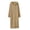 02-Khaki, variant on Women's Hooded Fleece Bathrobe Long Sleeve Cable Knit Textured Robe with Pockets Cozy Homewear for Fall Winter