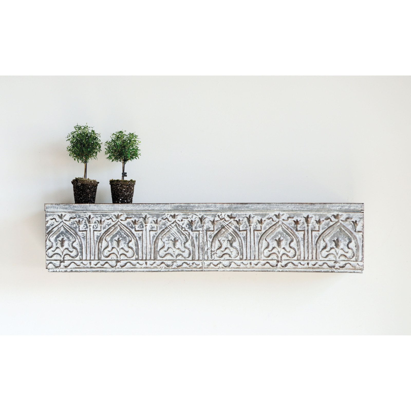 3R Studios Decorative Metal Wall Shelf