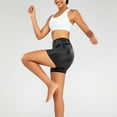 thumbnail image 2 of UHYARE Women's Flexible Club Faux Leather Shorts High Waisted Sexy Disco Short Hot Pants, 2 of 7