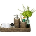 thumbnail image 2 of KOUBOO La Jolla Rattan Vanity Tray, Black-Wash, 2 of 5