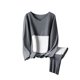 thumbnail image 2 of Conjuntos de ropa interior térmica para hombre, conjunto de ropa interior térmica con parche de seda, terciopelo Deyuan grueso, cuello en V, manga larga, pantalones largos con cintura elástica, blusas, 2 of 8