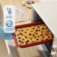 thumbnail image 7 of Holiday Time Bakeware Rectangular Cake Pan with Plastic Lid, Red, Handle, Non-Stick, Carbon Steel, 7 of 7