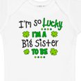 thumbnail image 4 of Inktastic I'm So Lucky I'm a Big Sister to Be Girls Baby Bodysuit, 4 of 5