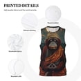 thumbnail image 3 of Sikiie Banana Leaf Meditating Gorilla Basketball Jersey Reversible Men's Mesh Athletic Sports Shirts Training Practice S-4XLXX-Large, 3 of 6