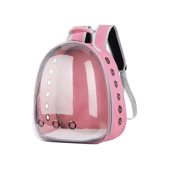 Unatoiry Cage de Voyage pour Oiseaux Maison pour Compagnon Aviaire sur la Route Respirante Rose