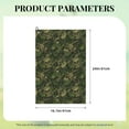 thumbnail image 4 of Pofeuu Green Camouflage Skull Print Premium Golf Towel with Carabiner Clip Absorbent Microfiber Waffle Pattern Golf Towel for Golf Bag Trolly Belt Loop, 4 of 8