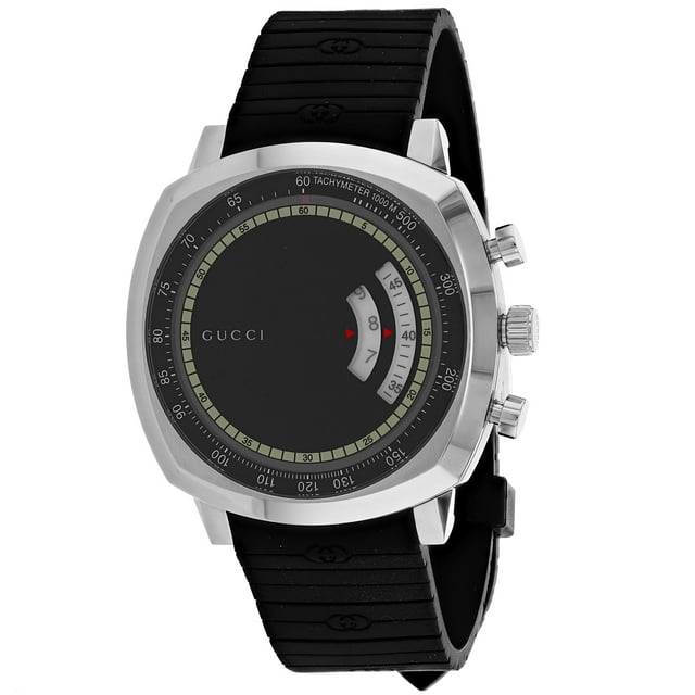 Gucci Men's Grip Black Dial Watch - YA157301
